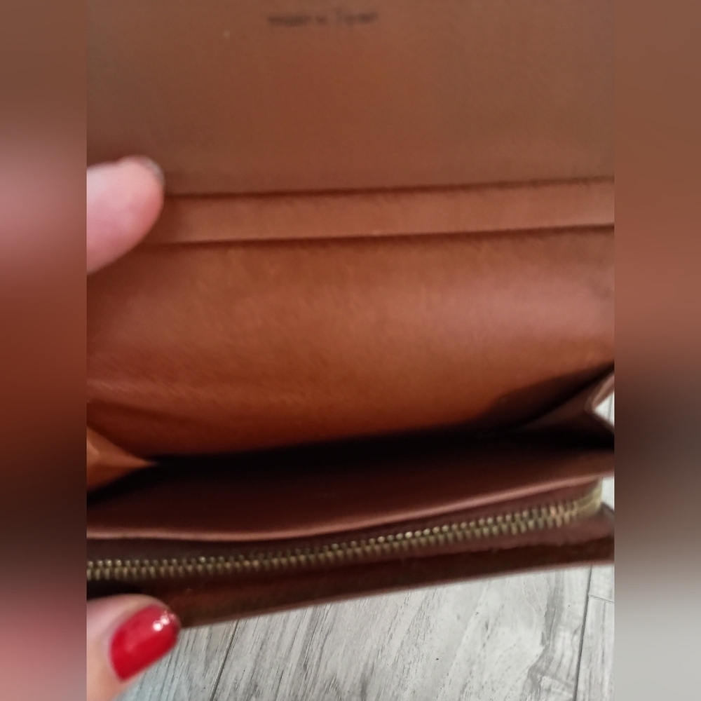 Louis Vuitton, Mono Brown Leather, Bi-fold Compact Wallet - Picture 8 of 13